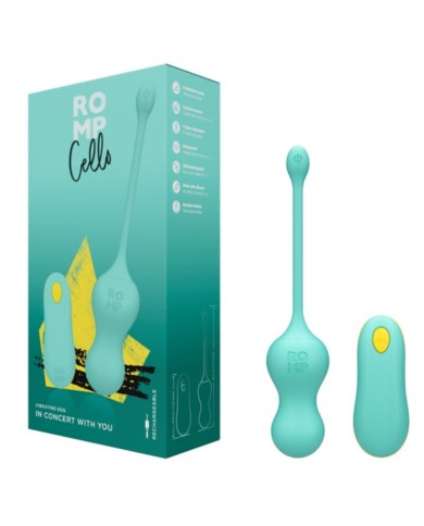 ROMP - CELLO VIBRANT MULTIFONCTION CELLO TURQUOISE AVEC TÉLÉCOMMANDE