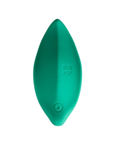 ROMP - VIBRATEUR WAVE STIMULATEUR CLITORIAL FORME ERGONOMIQUE VERT D'EAU