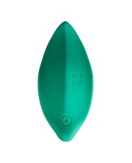 ROMP - VIBRATEUR WAVE STIMULATEUR CLITORIAL FORME ERGONOMIQUE VERT D'EAU