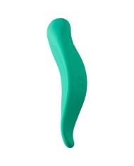 ROMP - VIBRATEUR WAVE STIMULATEUR CLITORIAL FORME ERGONOMIQUE VERT D'EAU