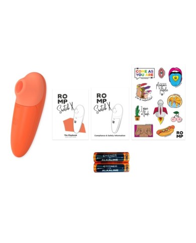 ROMP - SWITCH X STIMULATEUR CLITORIAL 6 NIVEAUX ORANGE