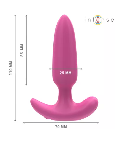 INTENSE - ROSS ANAL PLUG 10 VIBRATIONS ROSE TÉLÉCOMMANDE
