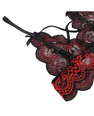 SUBBLIME - SET ENSEMBLE DEUX PIÈCES TOP ET CULOTTE EN DENTELLE S/M SUBBLIME - SET ENSEMBLE DEUX PIÈCES TOP ET CULOTTE EN DENTELLE S/M