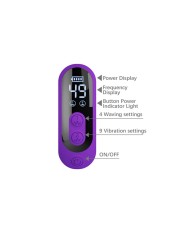 PRETTY LOVE - VIBRATEUR LAPIN SABIEN AVEC STIMULATION PAR TAPOTEMENTS ET LED VIOLETTE