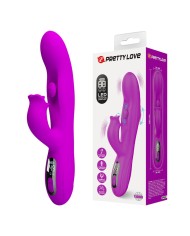 PRETTY LOVE - VIBRATEUR OSCILLANT LAPIN YALANDA AVEC AFFICHAGE LED VIOLET