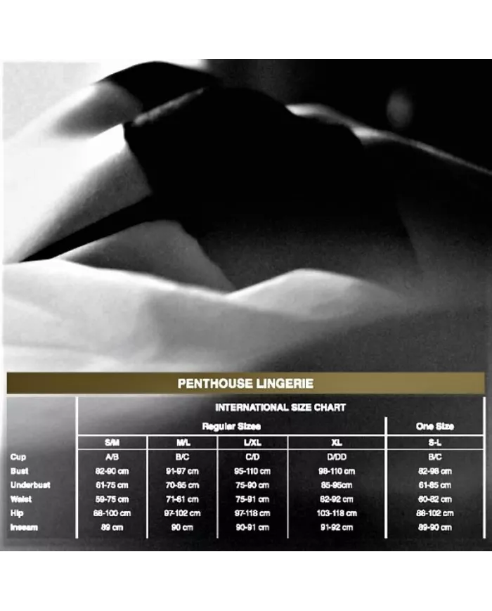 PENTHOUSE - SCANDALOUS TEDDY BLANC XL