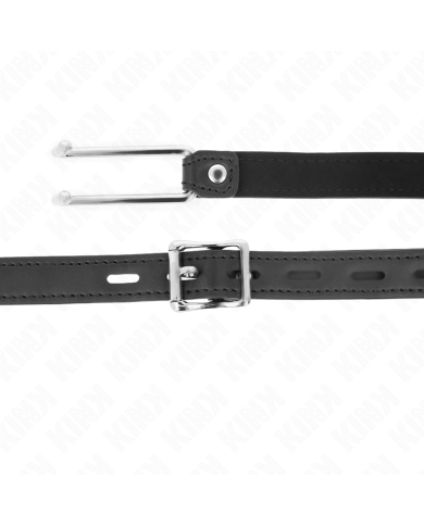 KINK - BÂTON À CROCHET EN MÉTAL 11,5 CM AVEC SANGLE EN CUIR RÉGLABLE 39-58 CM X 2 CM