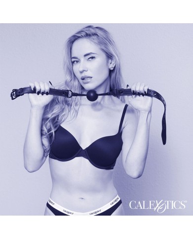 CALEXOTICS - NOCTURNAL BÂILLON À BOULE EN SILICONE NOIR