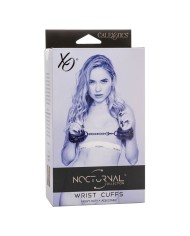 CALEXOTICS - NOCTURNAL POIGNETS EN CUIR RÉGLABLES NOIRS