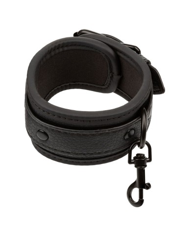 CALEXOTICS - NOCTURNAL CHEVILLES RÉGLABLES EN CUIR NOIR