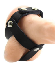 CAGE À BALLES EN CUIR OHMAMA FETISH