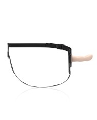 FETISH SUBMISSIVE HARNESS - SILICONE CHAIR POINT G 12,5 CM