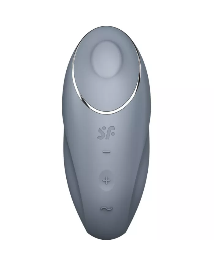 SATISFYER - TAP & CLIMAX 1 VIBRATEUR LAY-ON GRIS