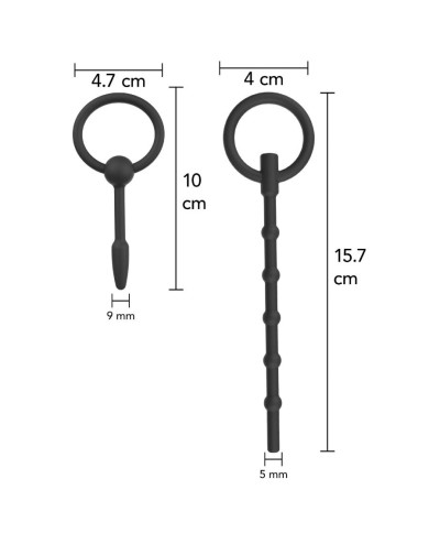 HIDDEN DESIRE - EXTREME ADVANCED SET DE PLUGS URÉTRAUX 2 UNITÉS