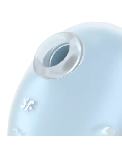 SATISFYER - CUTIE GHOST VIBRATEUR POSER BLEU CLAIR