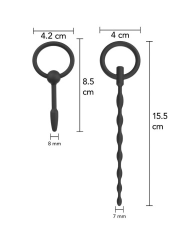 HIDDEN DESIRE - EXTREME STARTER SET DE PLUGS URÉTRAUX 2 UNITÉS