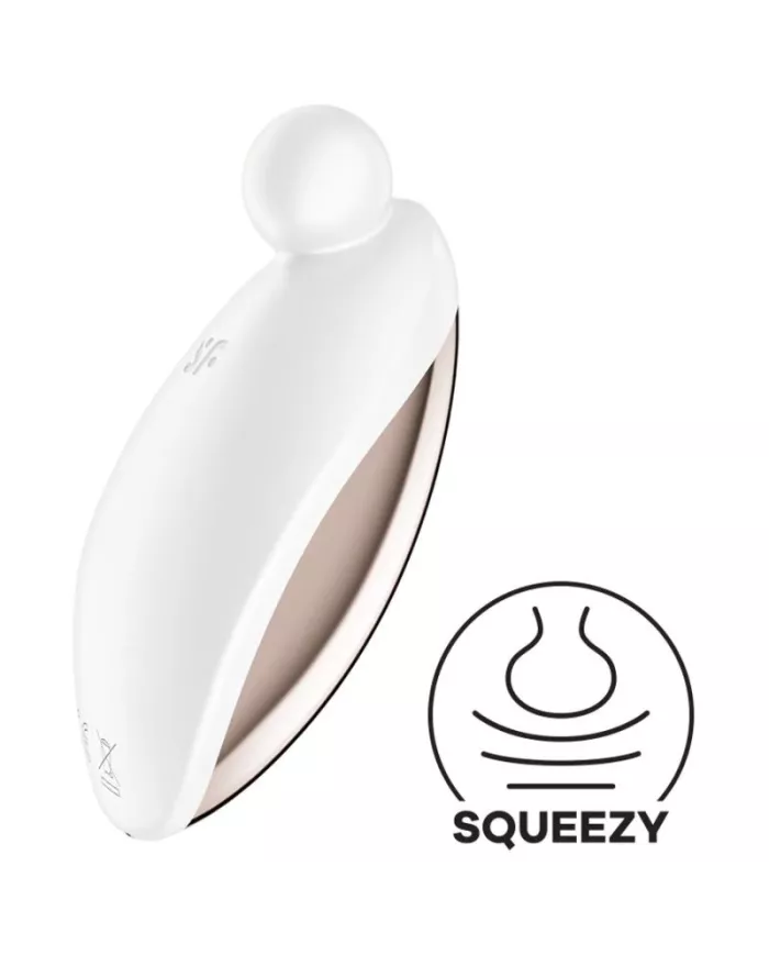 SATISFYER - SPOT ON 2 VIBRATEUR LAY-ON BLANC SATISFYER - SPOT ON 2 VIBRATEUR LAY-ON BLANC