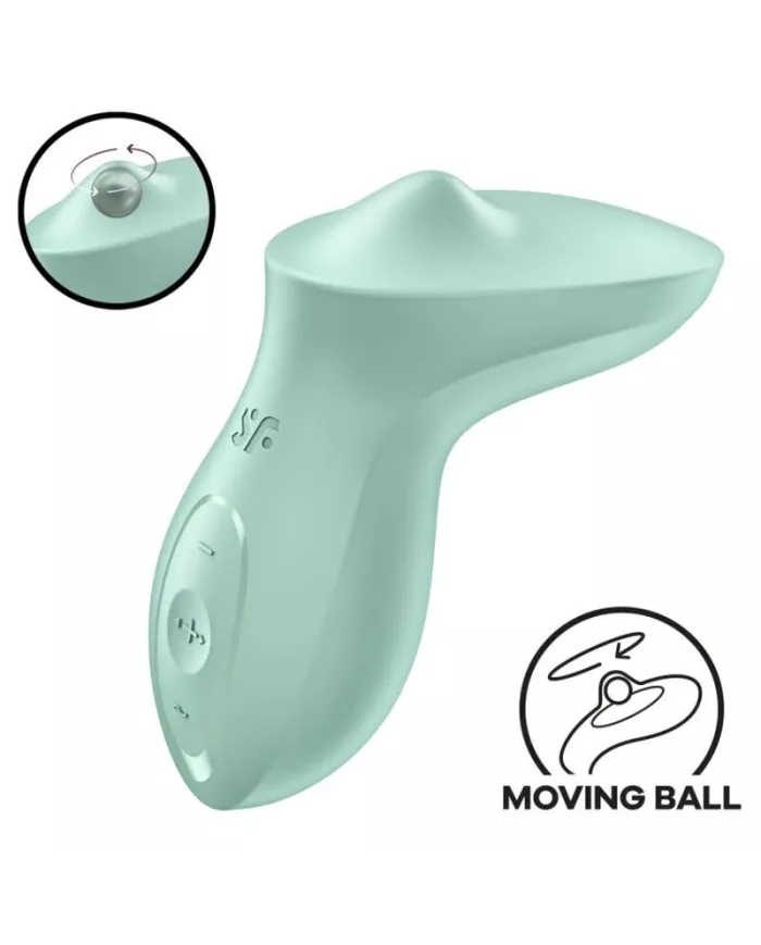 SATISFYER - VIBRATEUR EXCITERRR À POSER SUR LE CLITORIS MENTHE SATISFYER - VIBRATEUR EXCITERRR À POSER SUR LE CLITORIS MENTHE