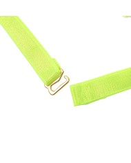 SUBBLIME - 955281 ENSEMBLE SOUTIEN-GORGE AVEC COLLIER ET DÉTAILS DE JAMBES VERT FLUORESCENT L/XL