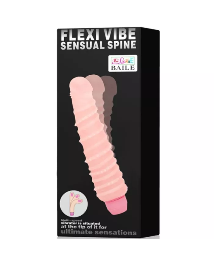 BAILE - VIBRATEUR SPIRALE SENSUELLE FLEXI VIBE 19.5 CM BAILE - VIBRATEUR SPIRALE SENSUELLE FLEXI VIBE 19.5 CM