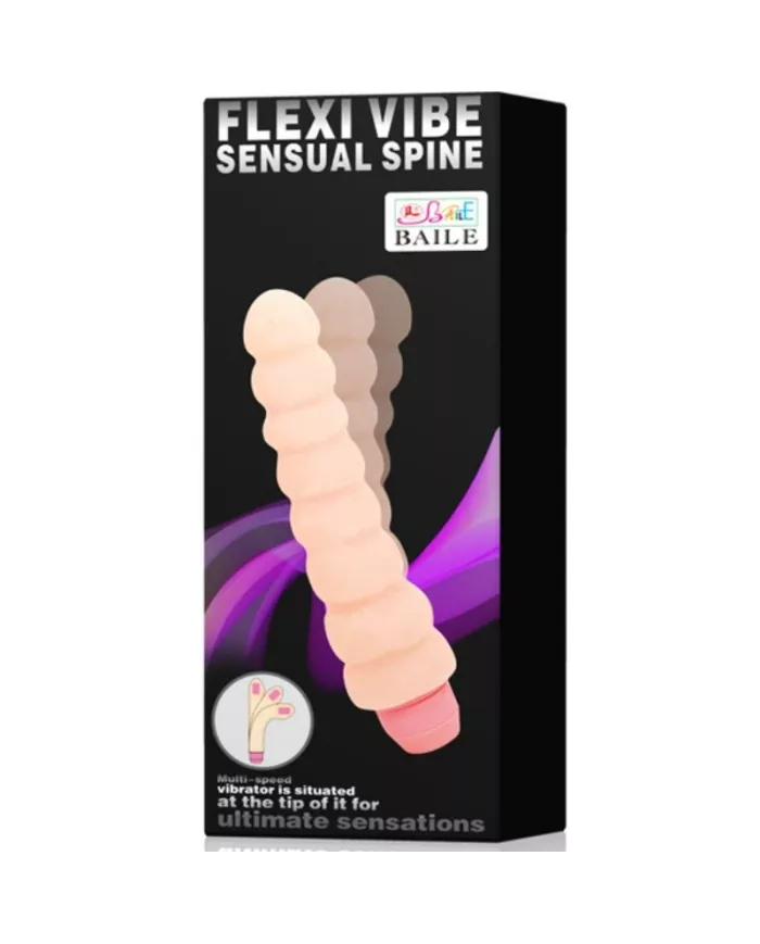 BAILE - VIBRATEUR FLEXIBLE FLEXI VIBE SENSUAL SPINE 19 CM