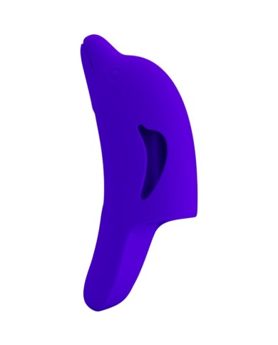 PRETTY LOVE - PUISSANT STIMULATEUR DE DOIGTS BLEU FONCÉ DELPHINI