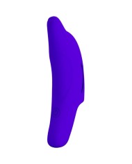 PRETTY LOVE - PUISSANT STIMULATEUR DE DOIGTS BLEU FONCÉ DELPHINI
