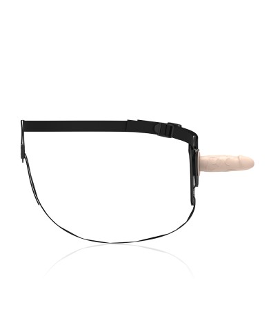 FETISH SUBMISSIVE HARNESS - SILICONE CHAIR RÉALISTE 12,5 CM