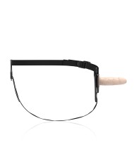 FETISH SUBMISSIVE HARNESS - SILICONE CHAIR RÉALISTE 12,5 CM