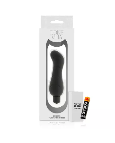 DOLCE VITA - G-SPOT BLACK SILICONE DOLCE VITA - G-SPOT BLACK SILICONE