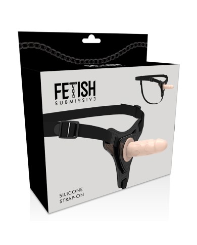 FETISH SUBMISSIVE HARNESS - SILICONE CHAIR RÉALISTE 12,5 CM