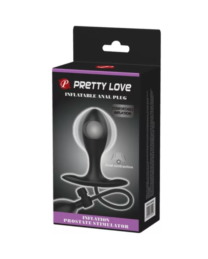 PRETTY LOVE - PLUG ANAL GONFLABLE NOIR