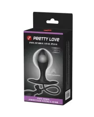 PRETTY LOVE - PLUG ANAL GONFLABLE NOIR