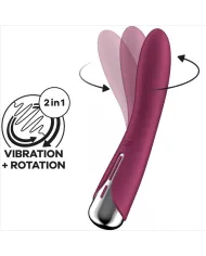 SATISFYER - SPINNING VIBE 1 VIBRATEUR ROTATEUR G-SPOT ROUGE SATISFYER - SPINNING VIBE 1 VIBRATEUR ROTATEUR G-SPOT ROUGE