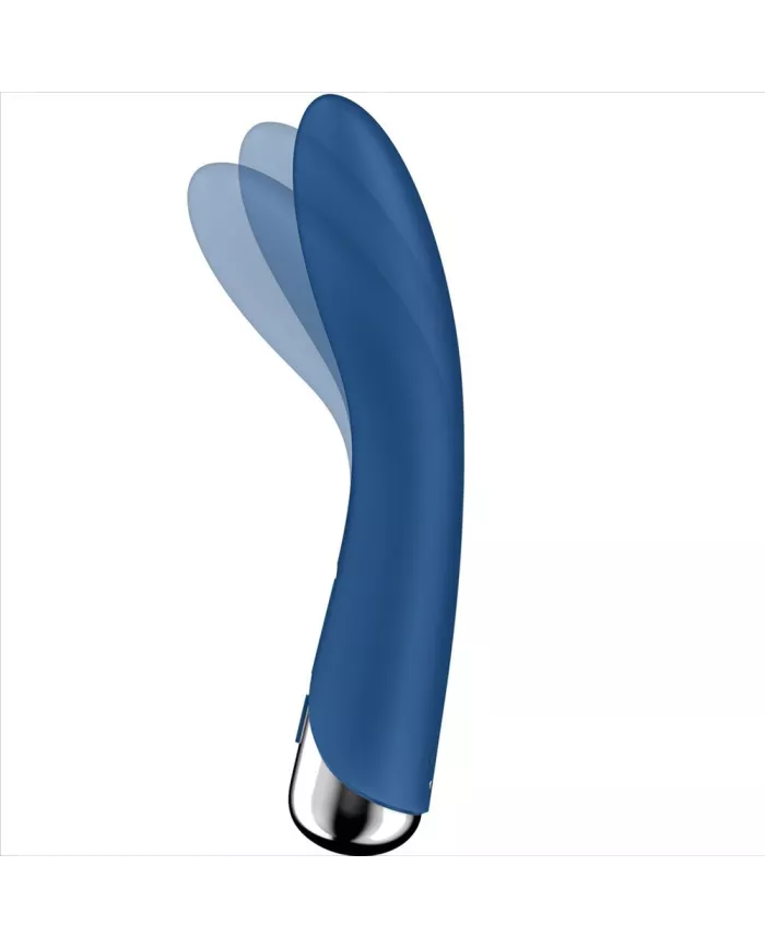 SATISFYER - VIBRATEUR ROTATEUR BLEU SPINNING VIBE 1 G-SPOT SATISFYER - VIBRATEUR ROTATEUR BLEU SPINNING VIBE 1 G-SPOT