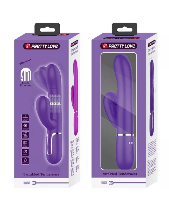 PRETTY LOVE - VIBRATEUR MULTIFONCTION G-SPOT VIOLET PRETTY LOVE - VIBRATEUR MULTIFONCTION G-SPOT VIOLET