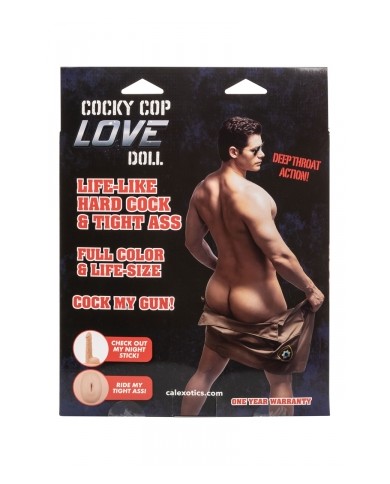 Poupée masculine Cocky Cop Love Doll