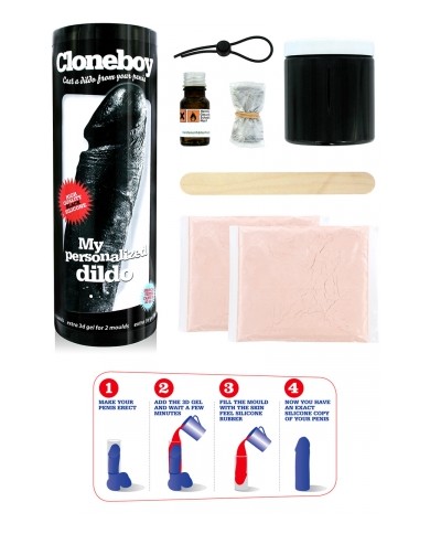 Gode personnalisable noir Cloneboy