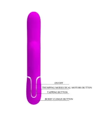 PRETTY LOVE - VIBRATEUR POINT G MULTIFONCTION 3 EN 1 PERLITA VIOLET PRETTY LOVE - VIBRATEUR POINT G MULTIFONCTION 3 EN 1 PERLITA VIOLET