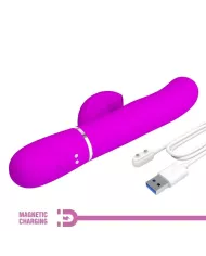PRETTY LOVE - VIBRATEUR POINT G MULTIFONCTION 3 EN 1 PERLITA VIOLET PRETTY LOVE - VIBRATEUR POINT G MULTIFONCTION 3 EN 1 PERLITA VIOLET