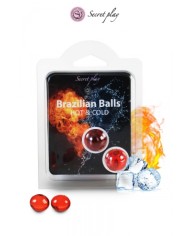 2 Brazillian balls effet chaud & froid