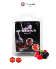 2 Brazilian Balls - baies rouges