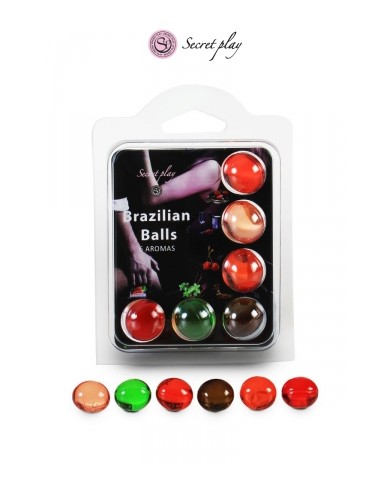 6 Brazilian Balls parfums variés