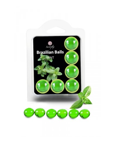 6 Brazilian Balls - menthe