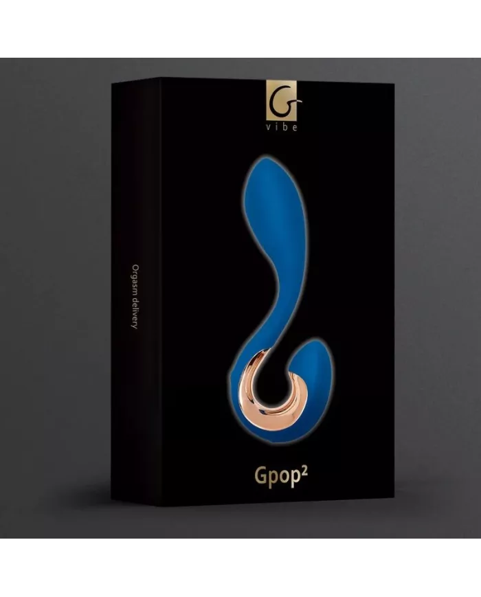 G-VIBE - GPOP 2 VIBRATEUR G ET P POINT BLEU INDIGO