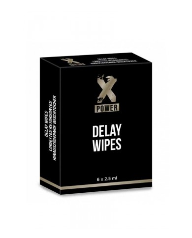 6 lingettes retardantes - XPOWER