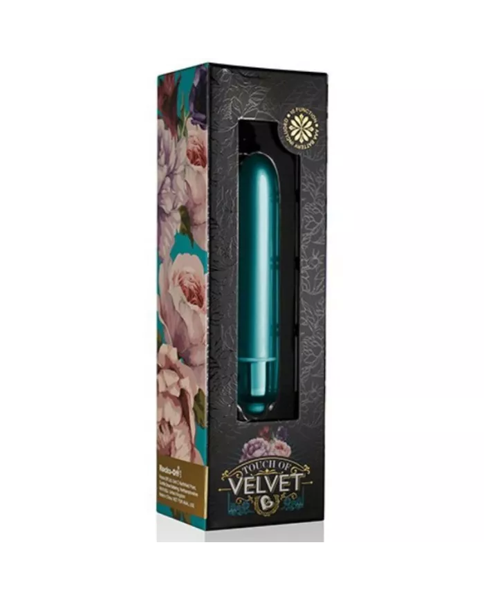 ROCKS-OFF - BALLE VIBRANTE TOUCHE DE PÉTALES DE PAON EN VELOURS ROCKS-OFF - BALLE VIBRANTE TOUCHE DE PÉTALES DE PAON EN VELOURS