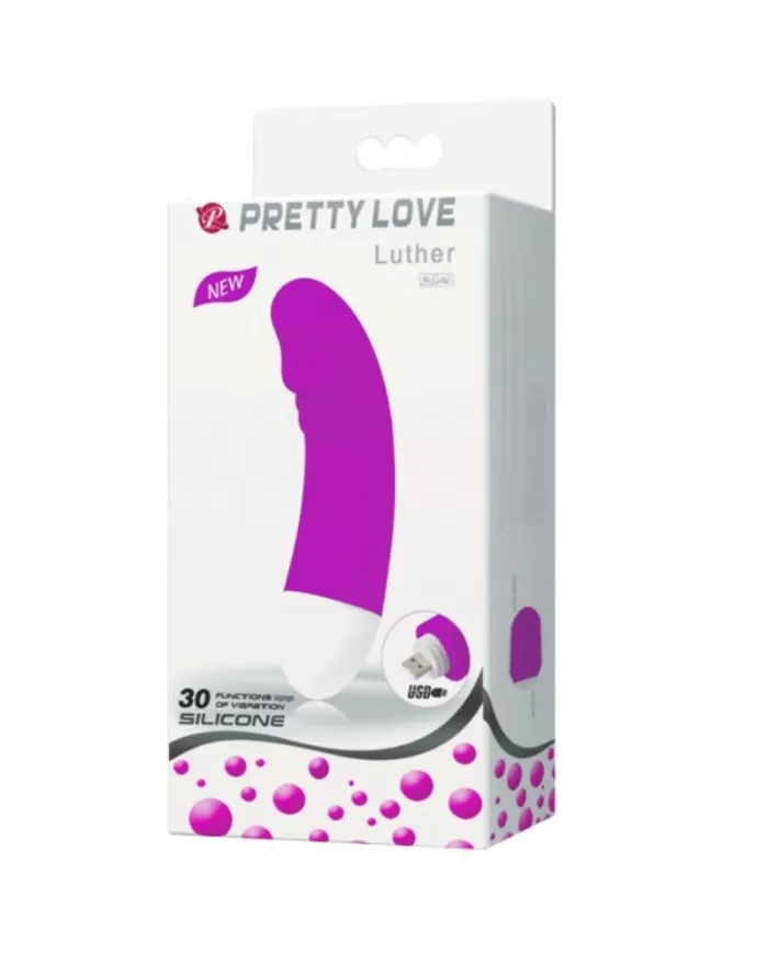 PRETTY LOVE - MINI VIBRATEUR LUTHER 30 MODES DE VIBRATION PRETTY LOVE - MINI VIBRATEUR LUTHER 30 MODES DE VIBRATION