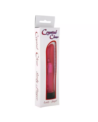 SEVEN CREATIONS - VIBRATEUR CRISTAL CLAIR DAME ROSE