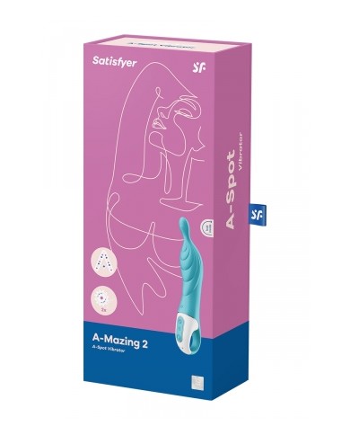 Vibromasseur A-Mazing 2 Turquoise - Satisfyer
